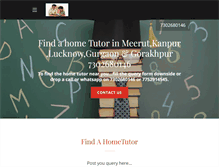 Tablet Screenshot of hometuitionguru.com